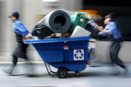 Proper disposal and recycling during garage clearance in Soho